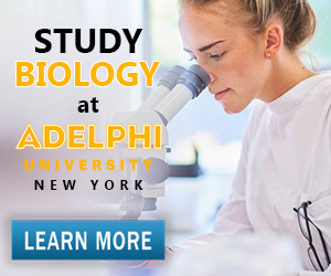 Study Biology at Adelphi University